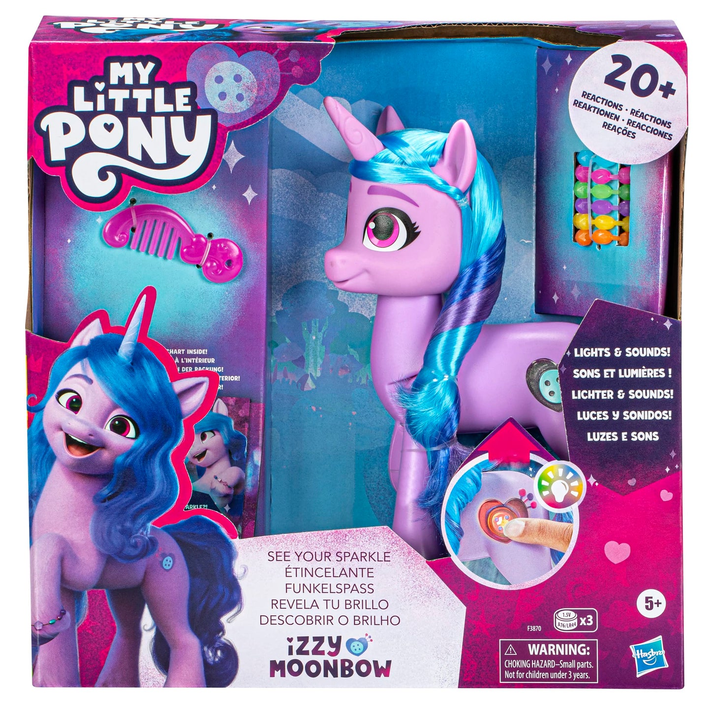 My Little Pony Izzy Moonbow See Your Sparkle Toy — Lights, Sounds, and Colorful Magic