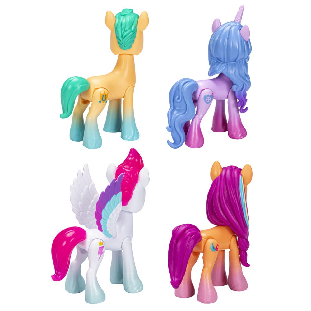 My Little Pony: Friends of Maretime Bay – 4 Pony Figures & 50 Accessories | Make Your Mark Toy Set