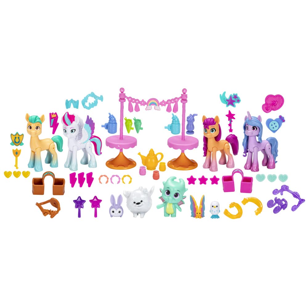 My Little Pony: Friends of Maretime Bay – 4 Pony Figures & 50 Accessories | Make Your Mark Toy Set