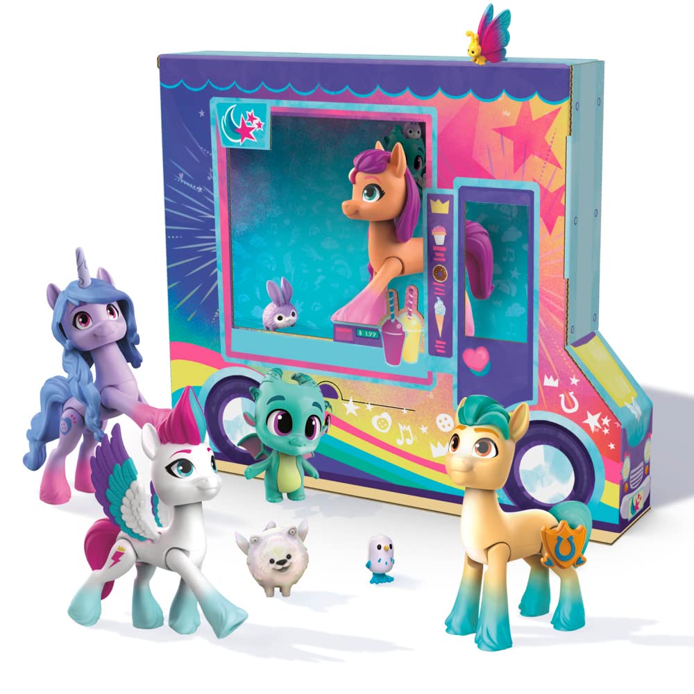 My Little Pony: Friends of Maretime Bay – 4 Pony Figures & 50 Accessories | Make Your Mark Toy Set