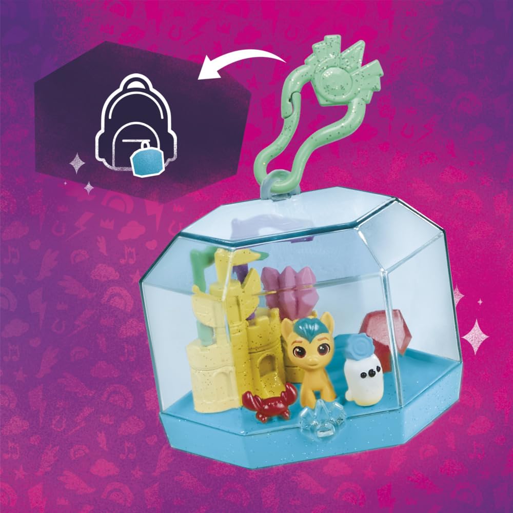 My Little Pony Mini World Magic Crystal Keychain — Hitch Trailblazer Portable Playset