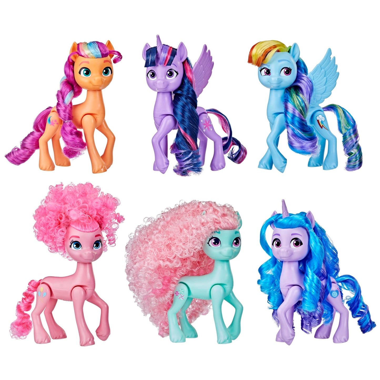 My Little Pony Rainbow Celebration: 6-Pony 5.5-Inch Figure Set | Amazon Exclusive
