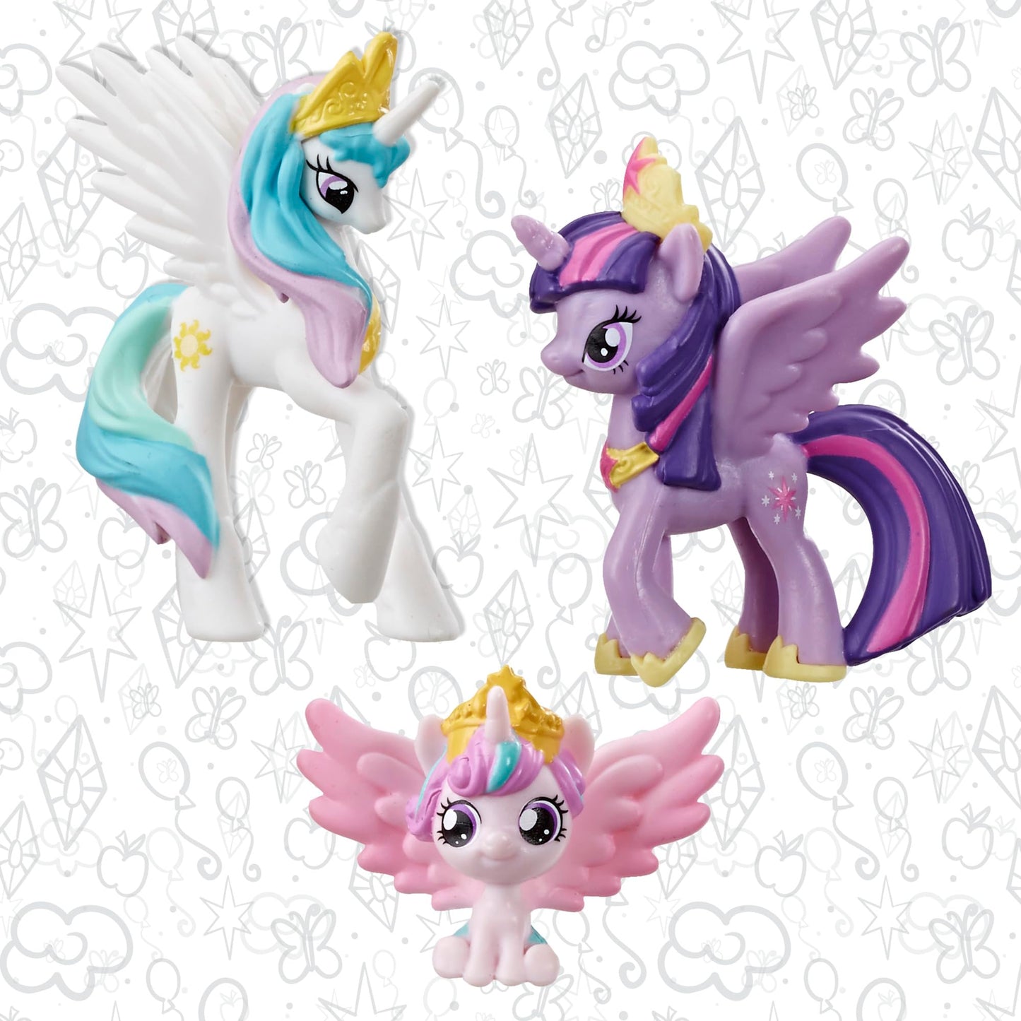 My Little Pony Rainbow Equestria Favorites 10-Figure Collection – Amazon Exclusive, 2-Inch Ponies for Ages 3+