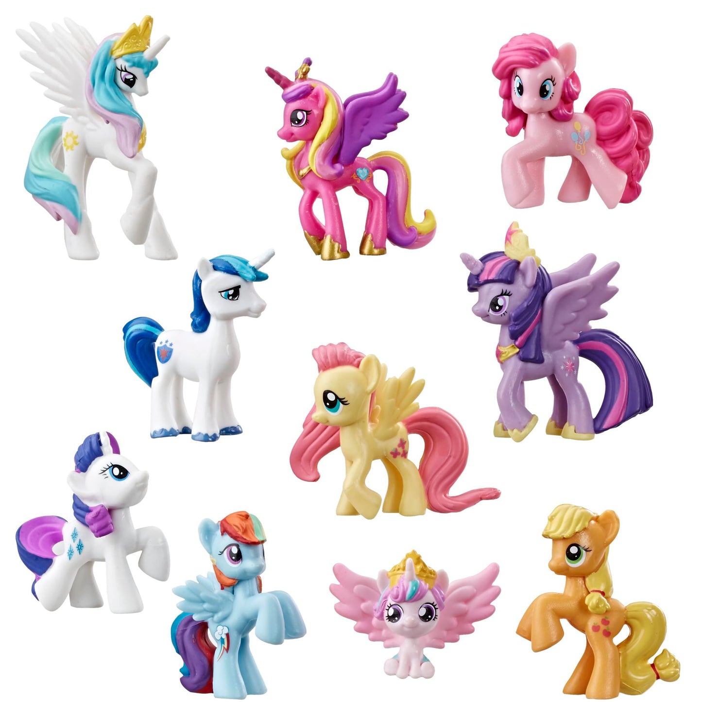 My Little Pony Rainbow Equestria Favorites 10-Figure Collection – Amazon Exclusive, 2-Inch Ponies for Ages 3+