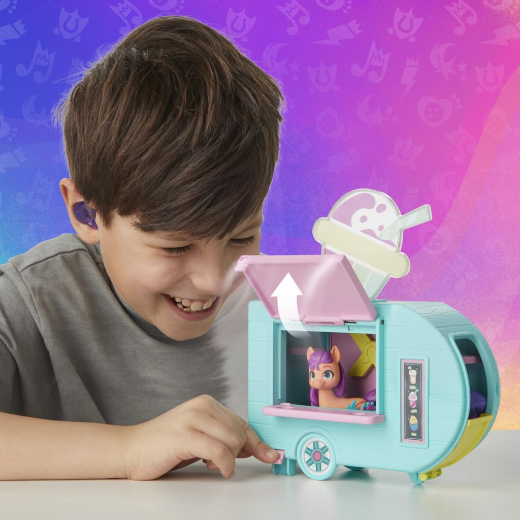 My Little Pony Sunny Starscout Smoothie Truck Playset – 2-in-1 Vehicle & Kitchen for Ages 5+