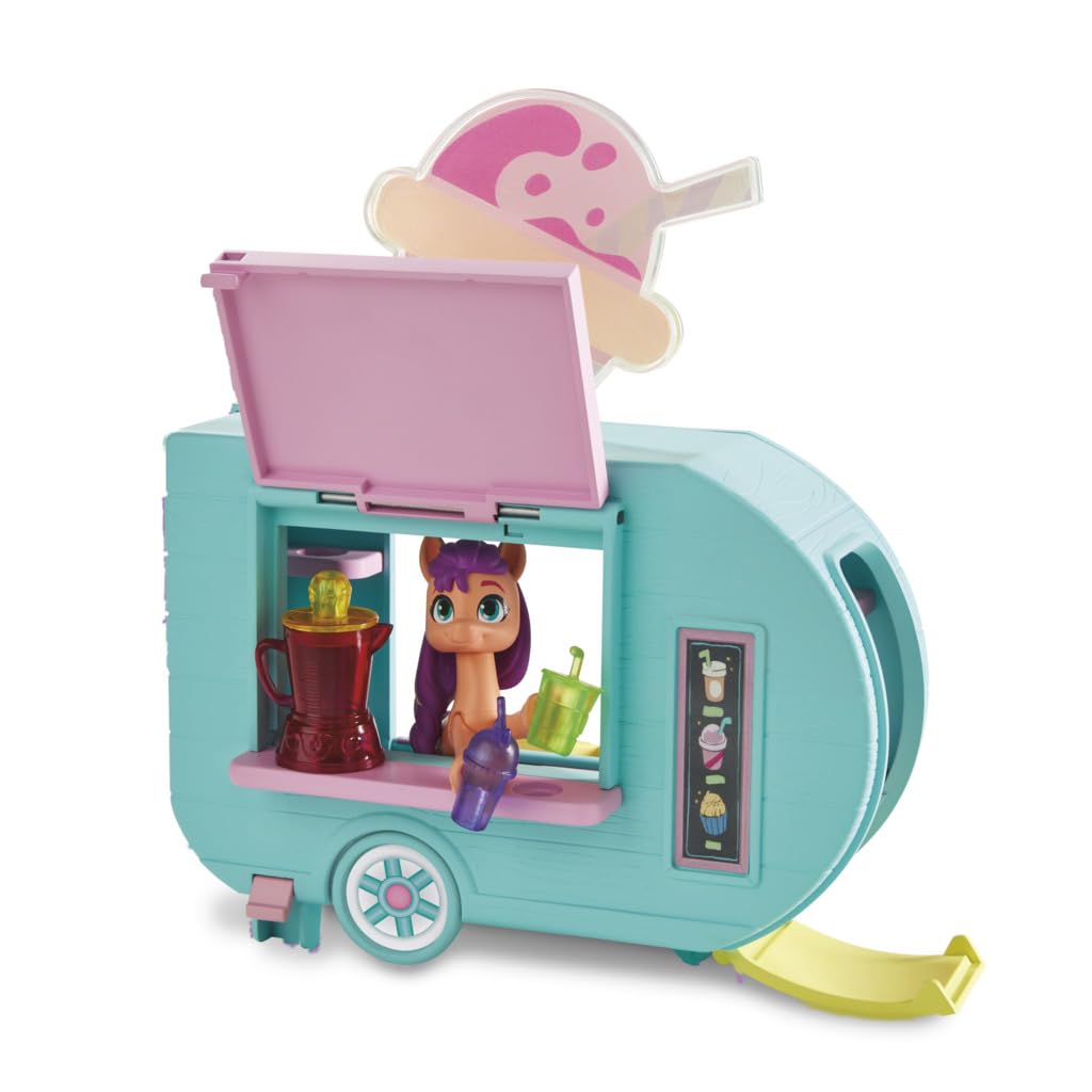 My Little Pony Sunny Starscout Smoothie Truck Playset – 2-in-1 Vehicle & Kitchen for Ages 5+