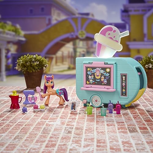 My Little Pony Sunny Starscout Smoothie Truck Playset – 2-in-1 Vehicle & Kitchen for Ages 5+
