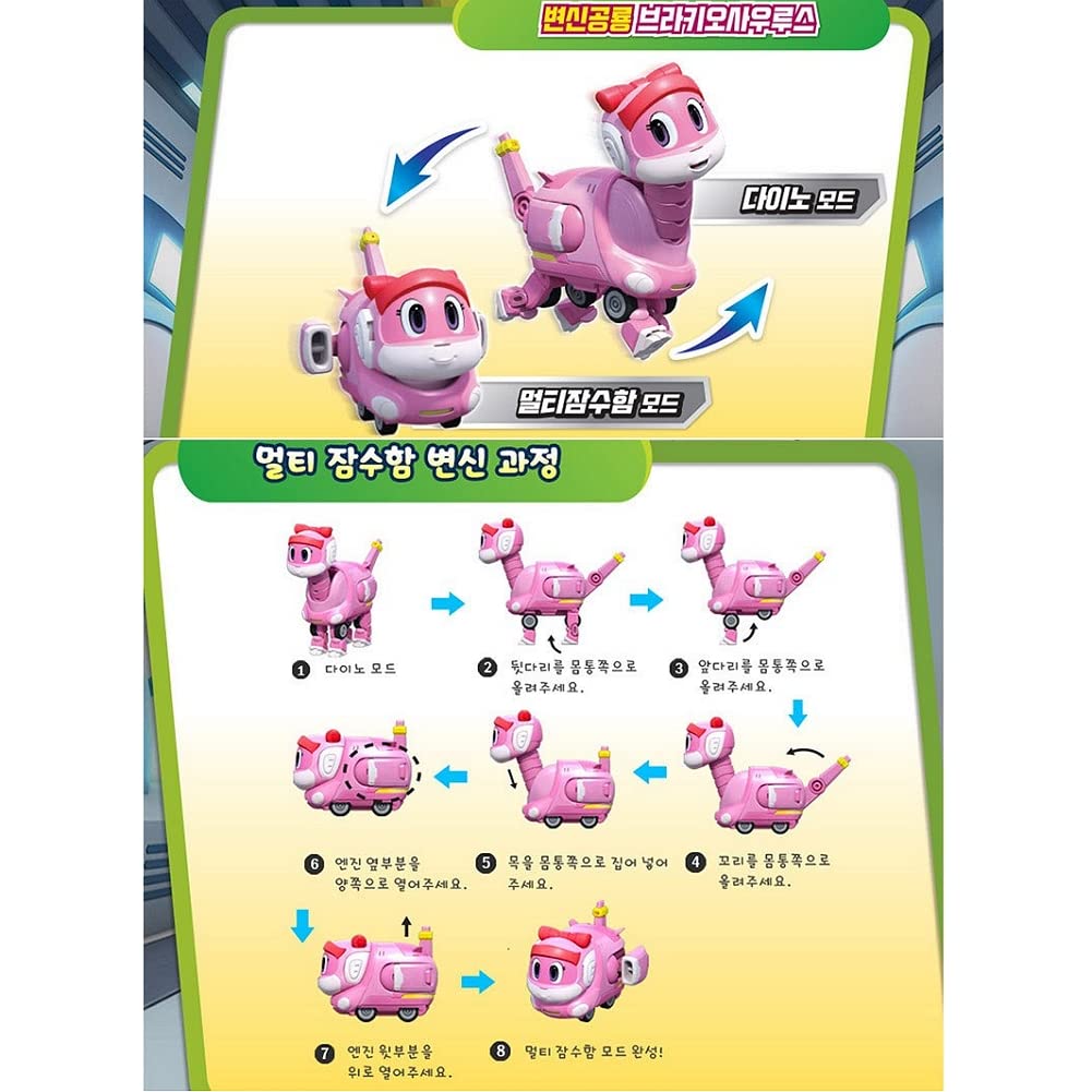Go Go Dino REX TOMO VIKI PING LOCKY & Storm Mini Dino Robot Set of 6 | My Pet Elephant