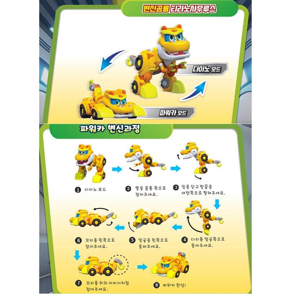 Go Go Dino REX TOMO VIKI PING LOCKY & Storm Mini Dino Robot Set of 6 | My Pet Elephant