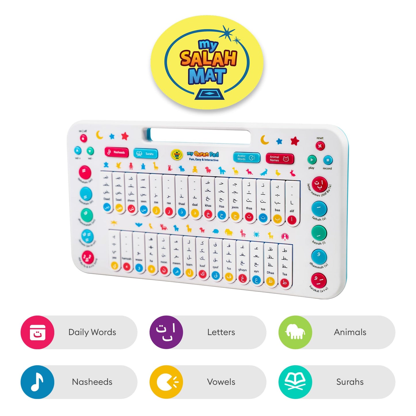 My Salah Mat My Quran Pad – Interactive Arabic Learning Pad for Kids