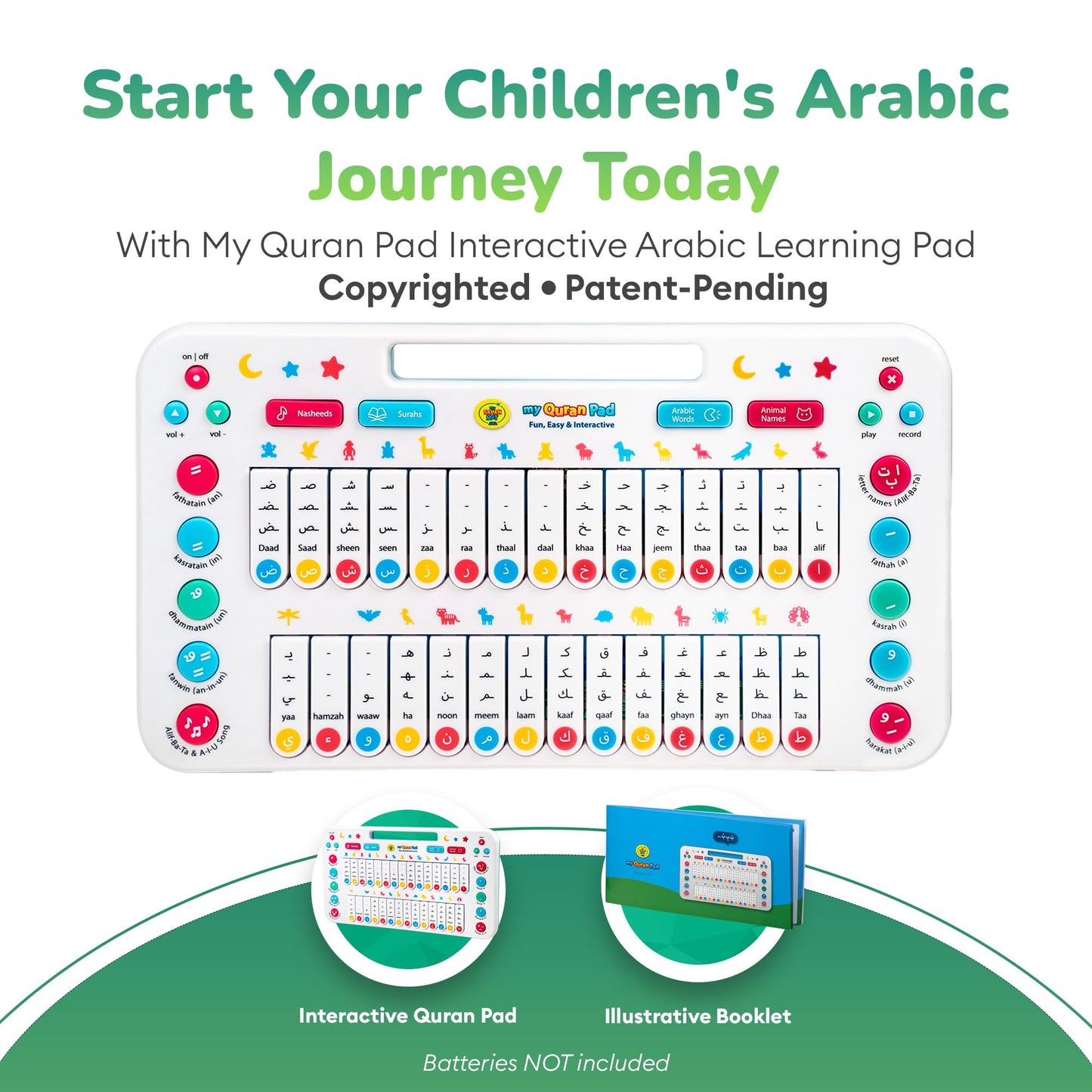 My Salah Mat My Quran Pad – Interactive Arabic Learning Pad for Kids