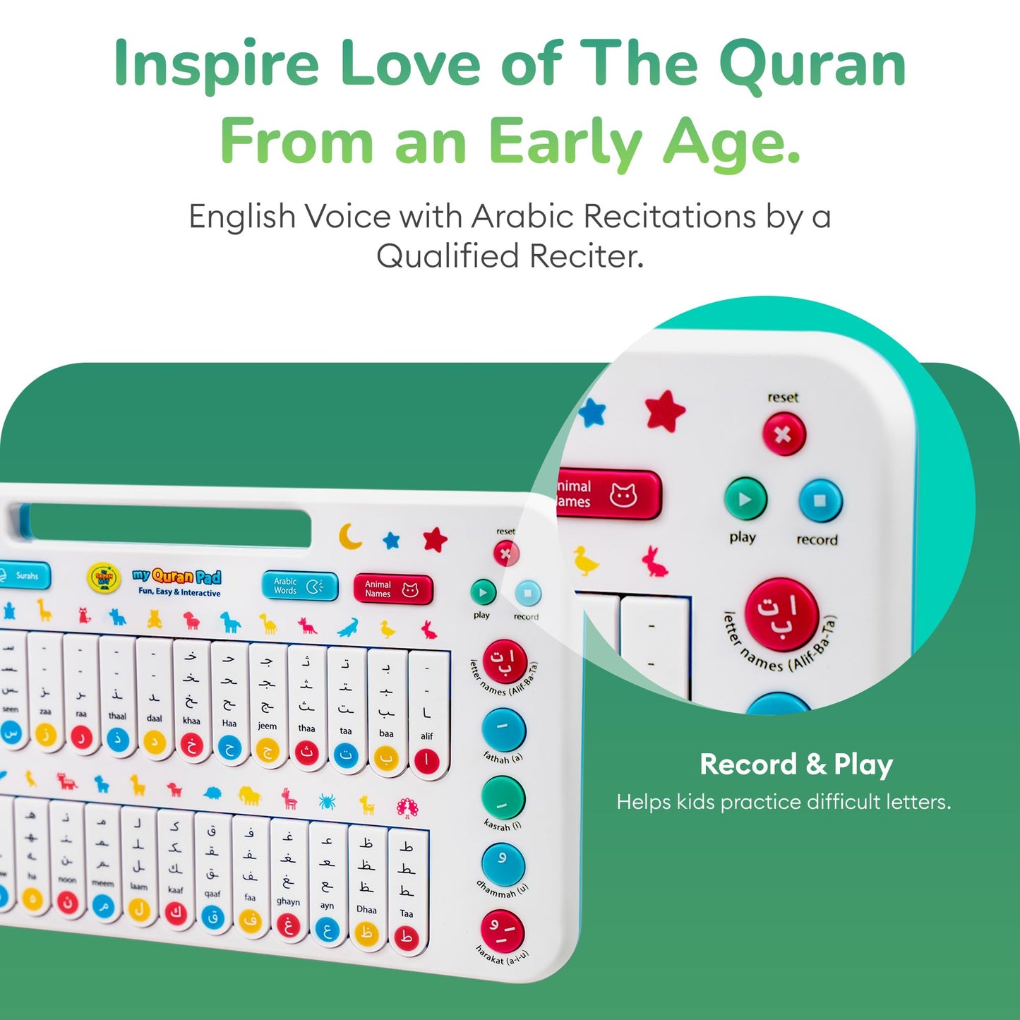 My Salah Mat My Quran Pad – Interactive Arabic Learning Pad for Kids