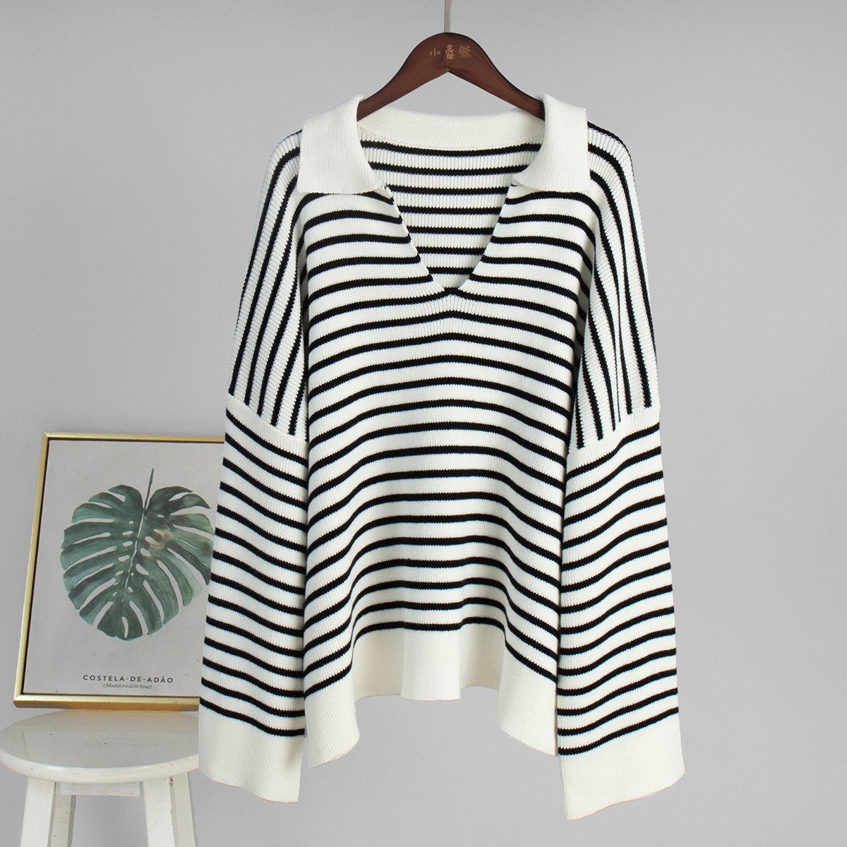 Women’s Striped Long Sleeve Sweater