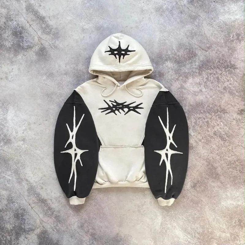 Fall Fashion Autumn Embroidered Printed Hoodie