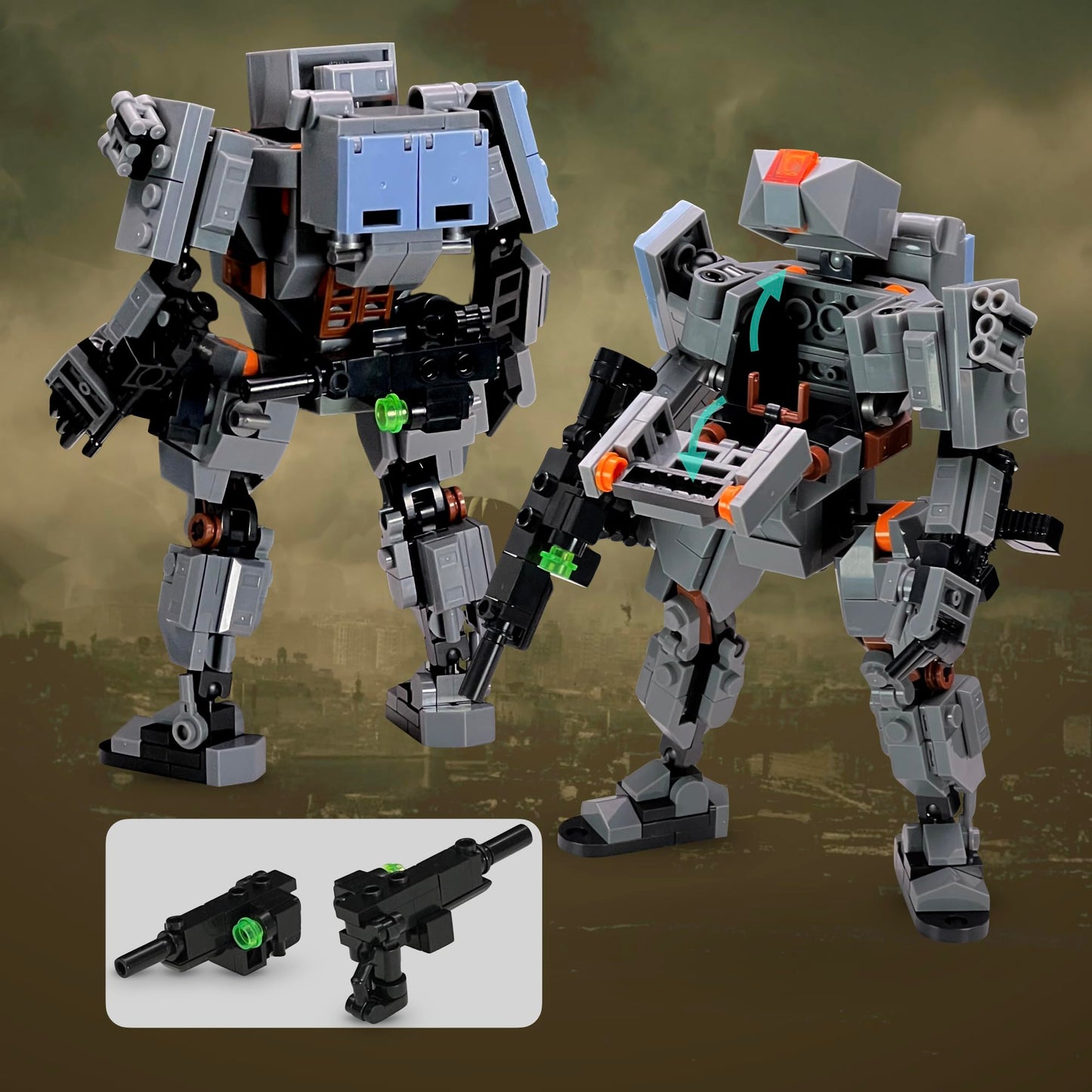 MyBuild Armed Forces Alpha Core 5029 – Versatile Modular Tactical Mech (Ages 14+)