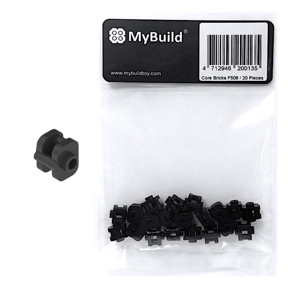 MyBuild Bricks F506 — Clip Bar Pack (20 pcs) | Multi-Angle Clip Connectors for Mechs | Ages 12+