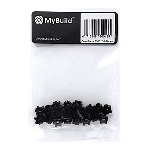 MyBuild Bricks F506 — Clip Bar Pack (20 pcs) | Multi-Angle Clip Connectors for Mechs | Ages 12+