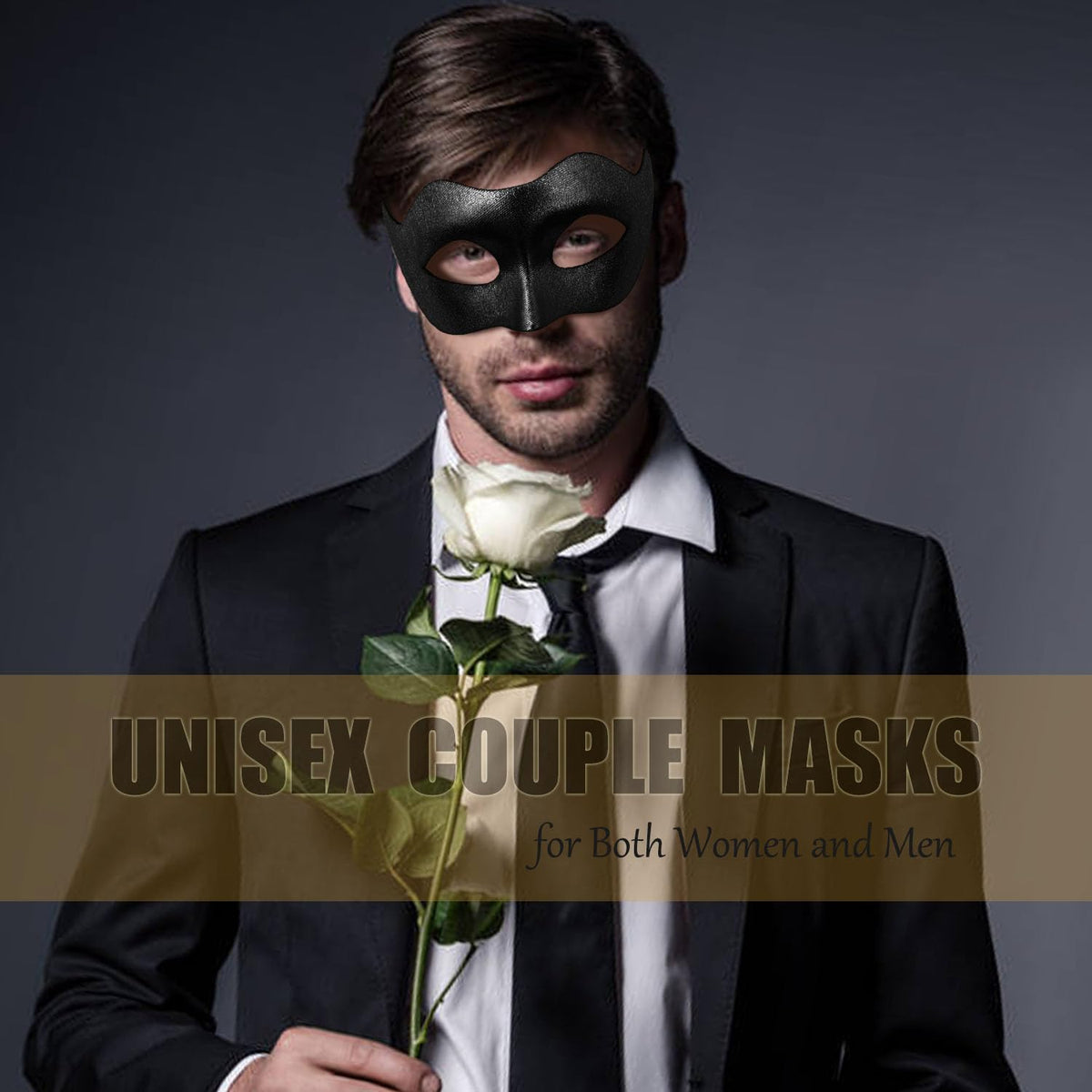 MYMENU Masquerade Masks for Women & Men | Venetian Carnival Masks for Parties