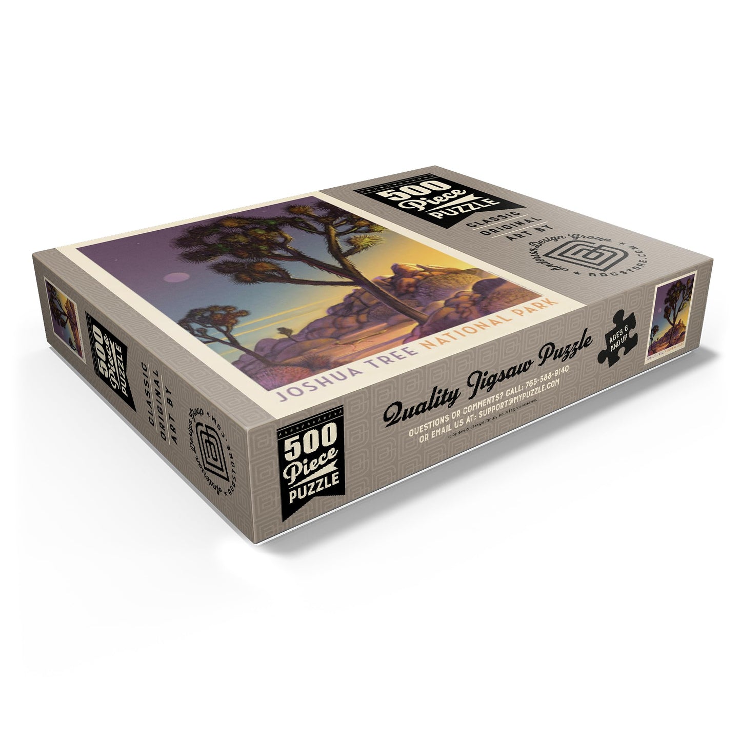MyPuzzle Joshua Tree National Park: Into The Evening – Premium 500-Piece Jigsaw Puzzle for Adults