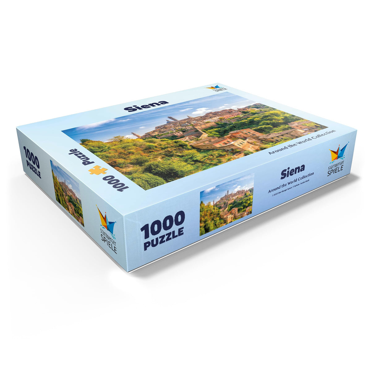MyPuzzle Siena Panorama – Premium 1000-Piece Jigsaw Puzzle for Adults | Made in USA