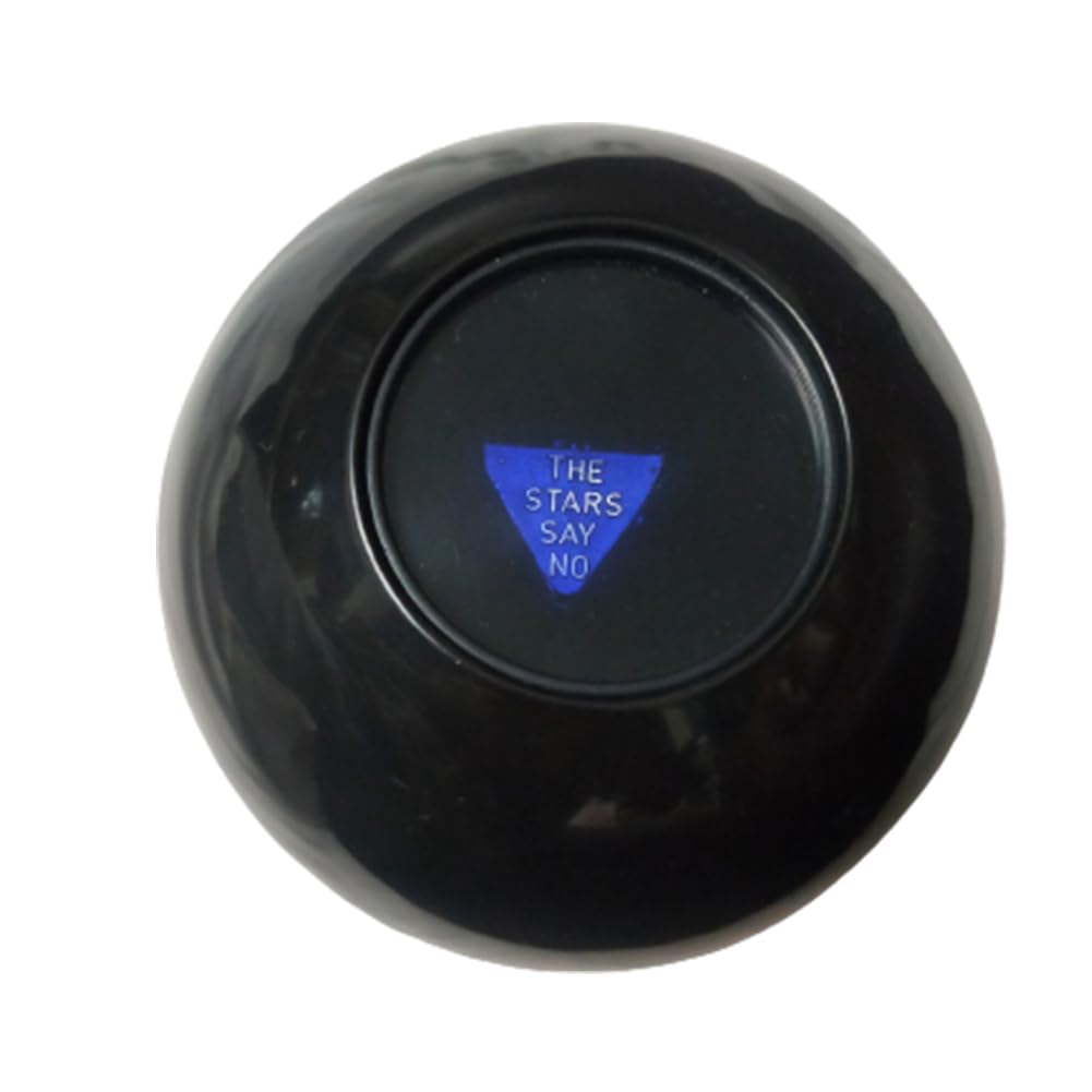 Mystic 8 Ball by MystiCabin — Retro Fortune-Telling Game (Black)