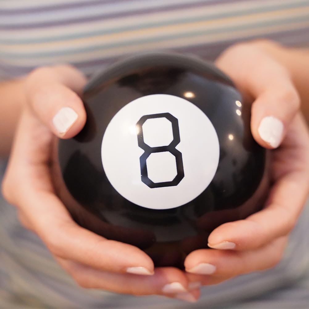 Mystic 8 Ball by MystiCabin — Retro Fortune-Telling Game (Black)