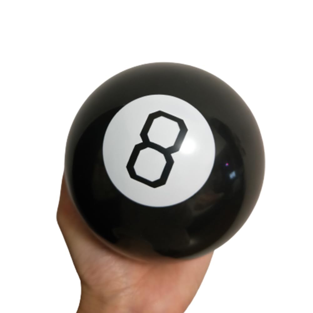 Mystic 8 Ball by MystiCabin — Retro Fortune-Telling Game (Black)