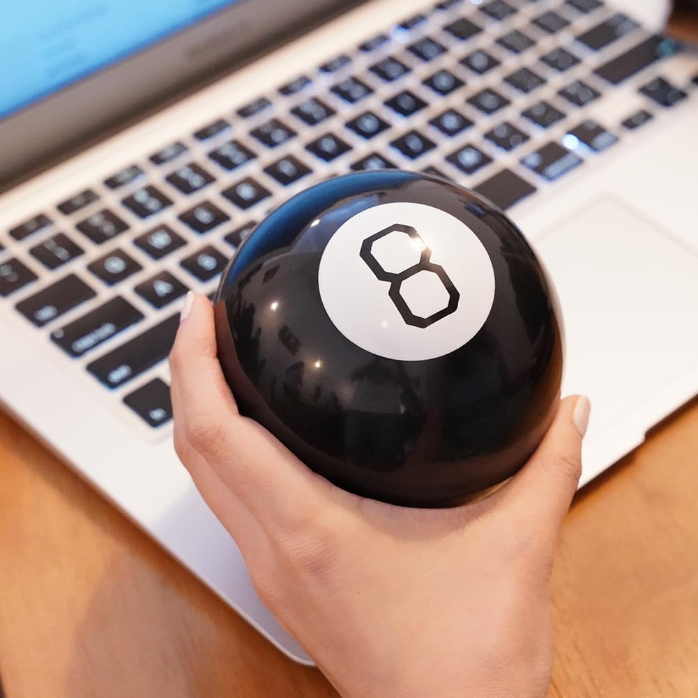 Mystic 8 Ball by MystiCabin — Retro Fortune-Telling Game (Black)