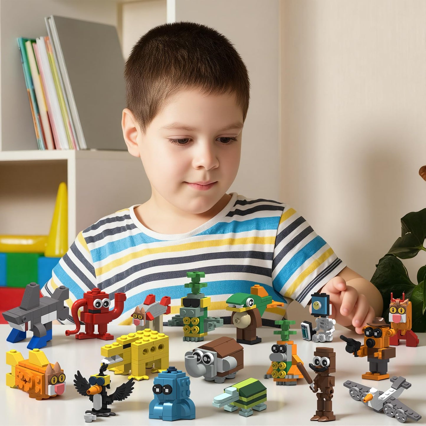 Myth Qholve Italian Brain Rot 17-in-1 Building Blocks – 404 Pieces