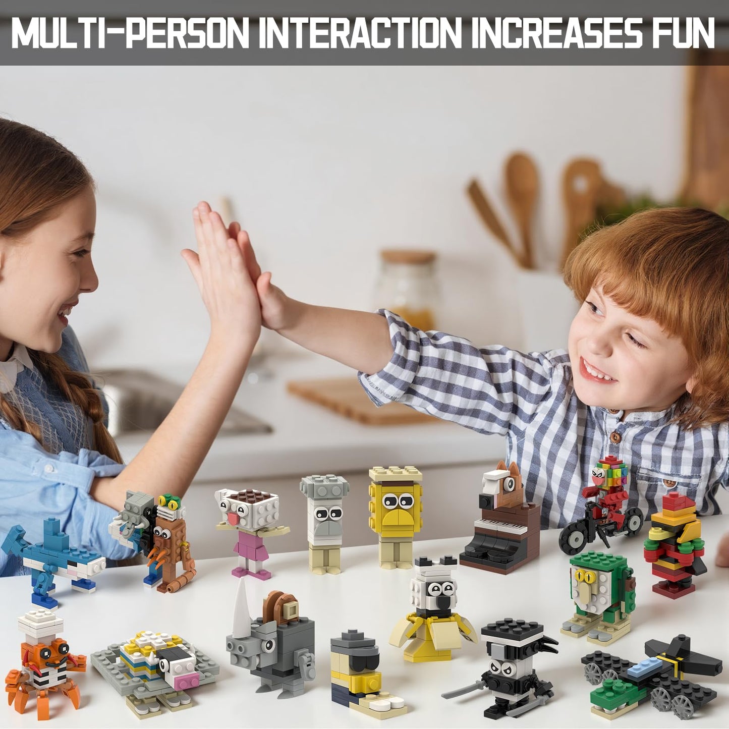 Myth Qholve Italian Brain Rot 16-in-1 Building Blocks – Fun Meme Figures & Creative Gift