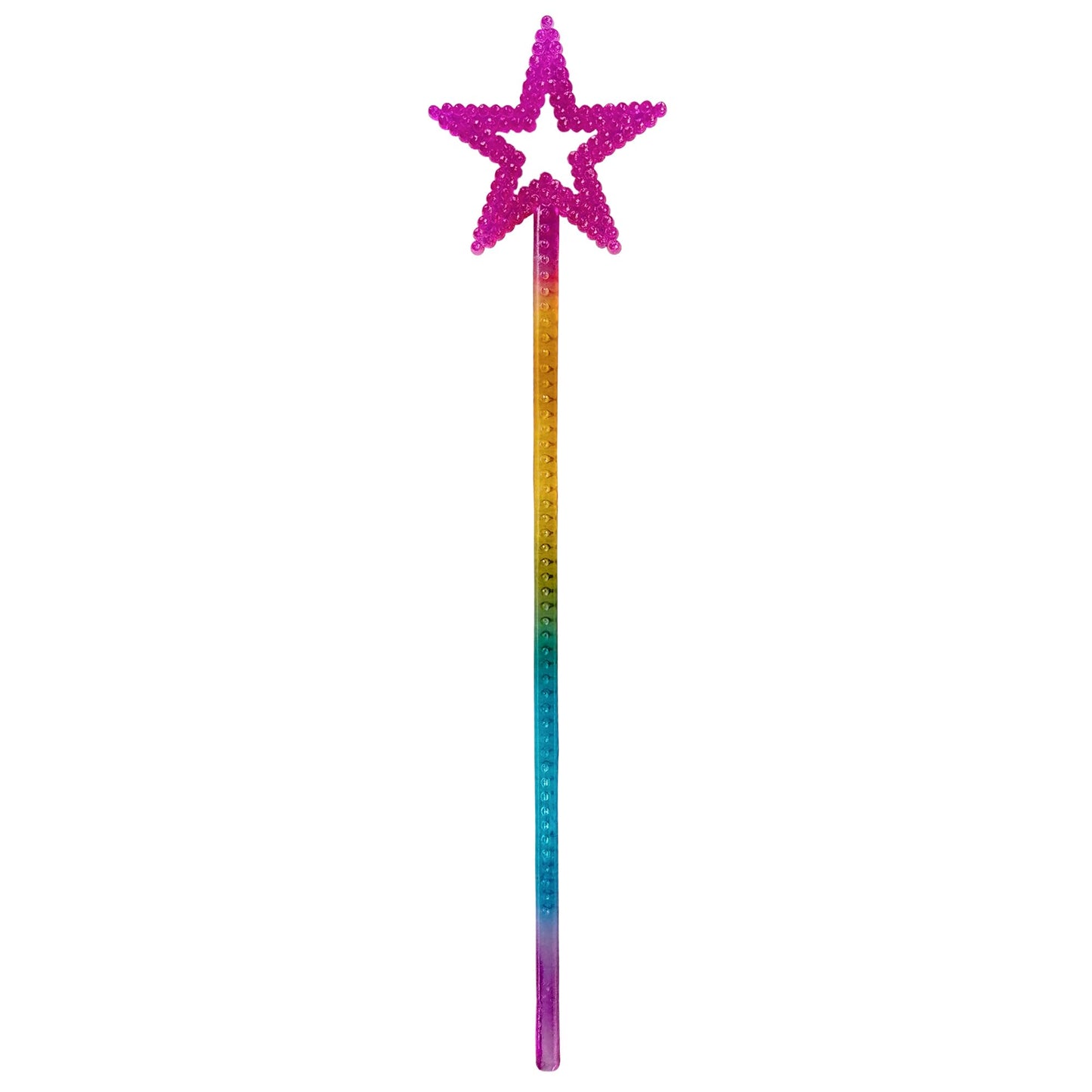 MYUBWTF Ridescence 13-Inch Star Wand | Silver Fairy Princess Costume Accessory