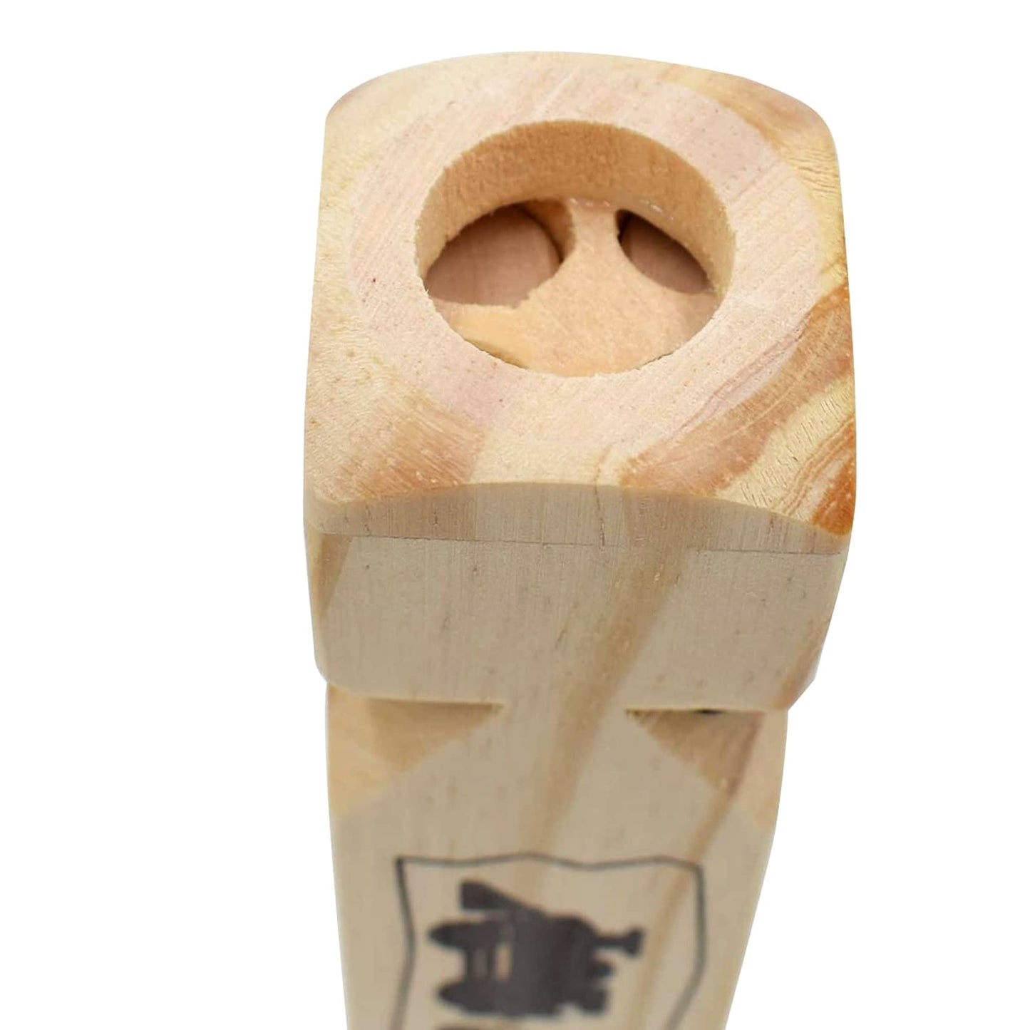 MYUBWTF Solid Wood Train Whistle – 4-Tone Noisemaker Toy for Kids, Parties & Classroom