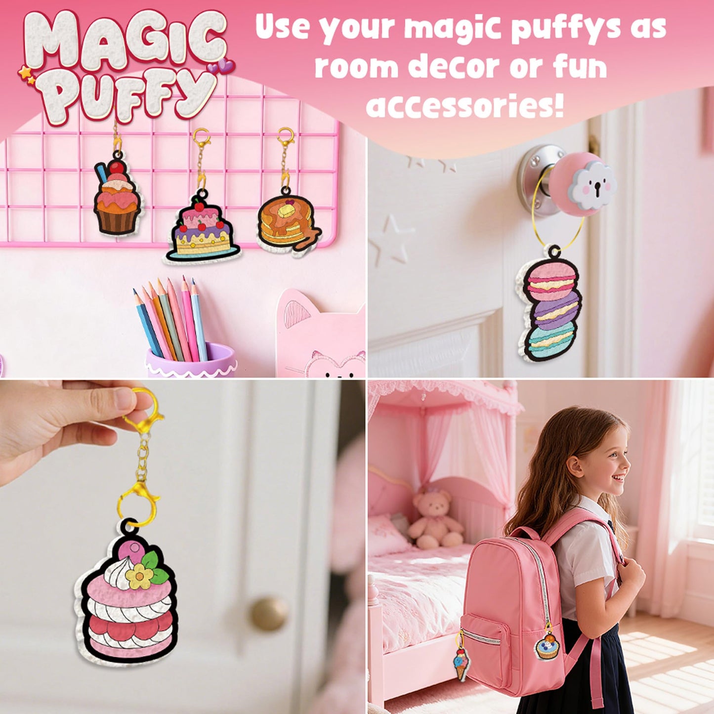 MZYTOZA 3D Art Craft Aqua Puffs Paint Kit – Magic Foam Texture, Mess-Free Craft for Kids