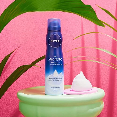 Nivea Body Mousse Instant Hydration for Silky Soft Skin 200 ml/6.76 oz