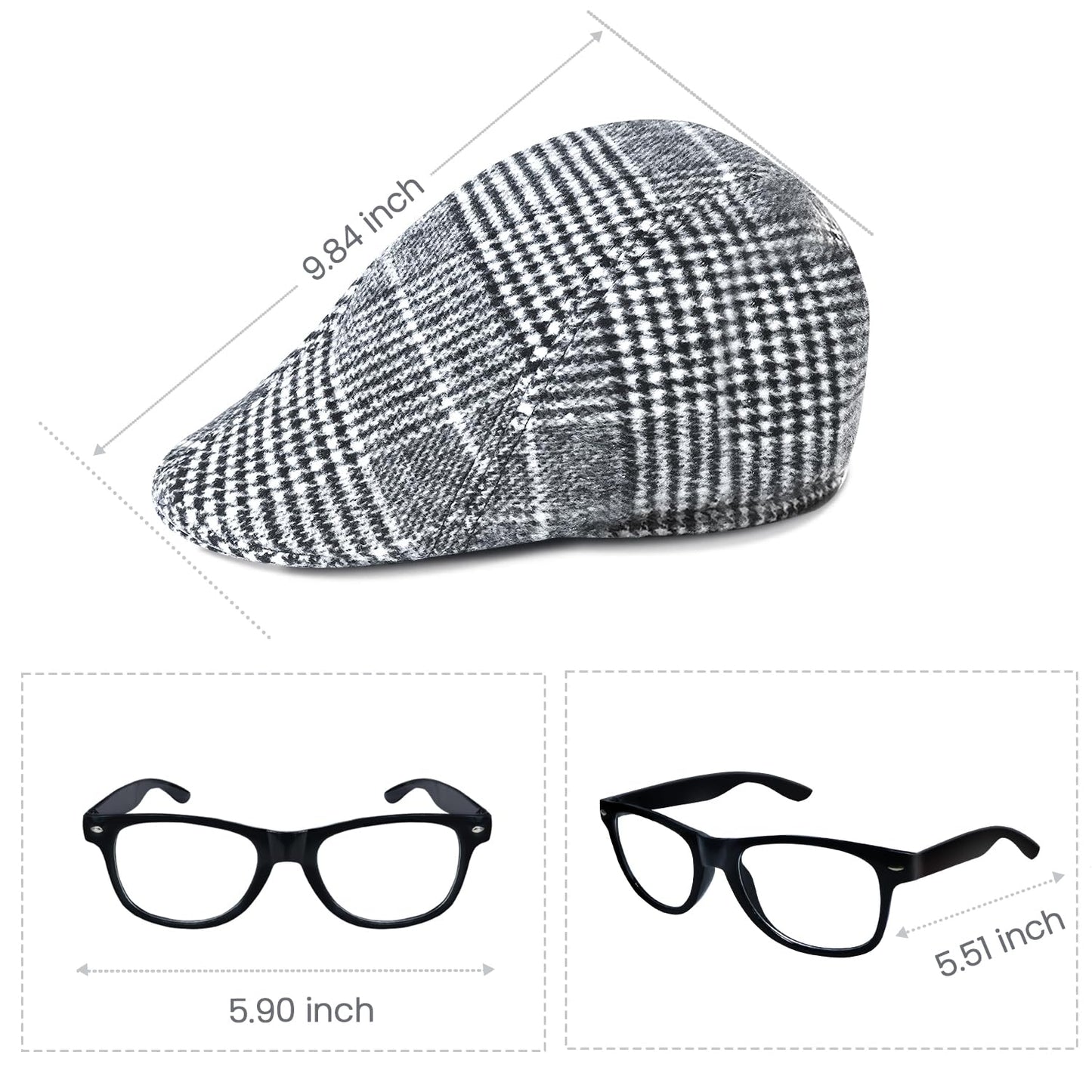 Nabobs 100 Days of School Old Man Costume for Boys – Grandpa Hat, Beard & Vest
