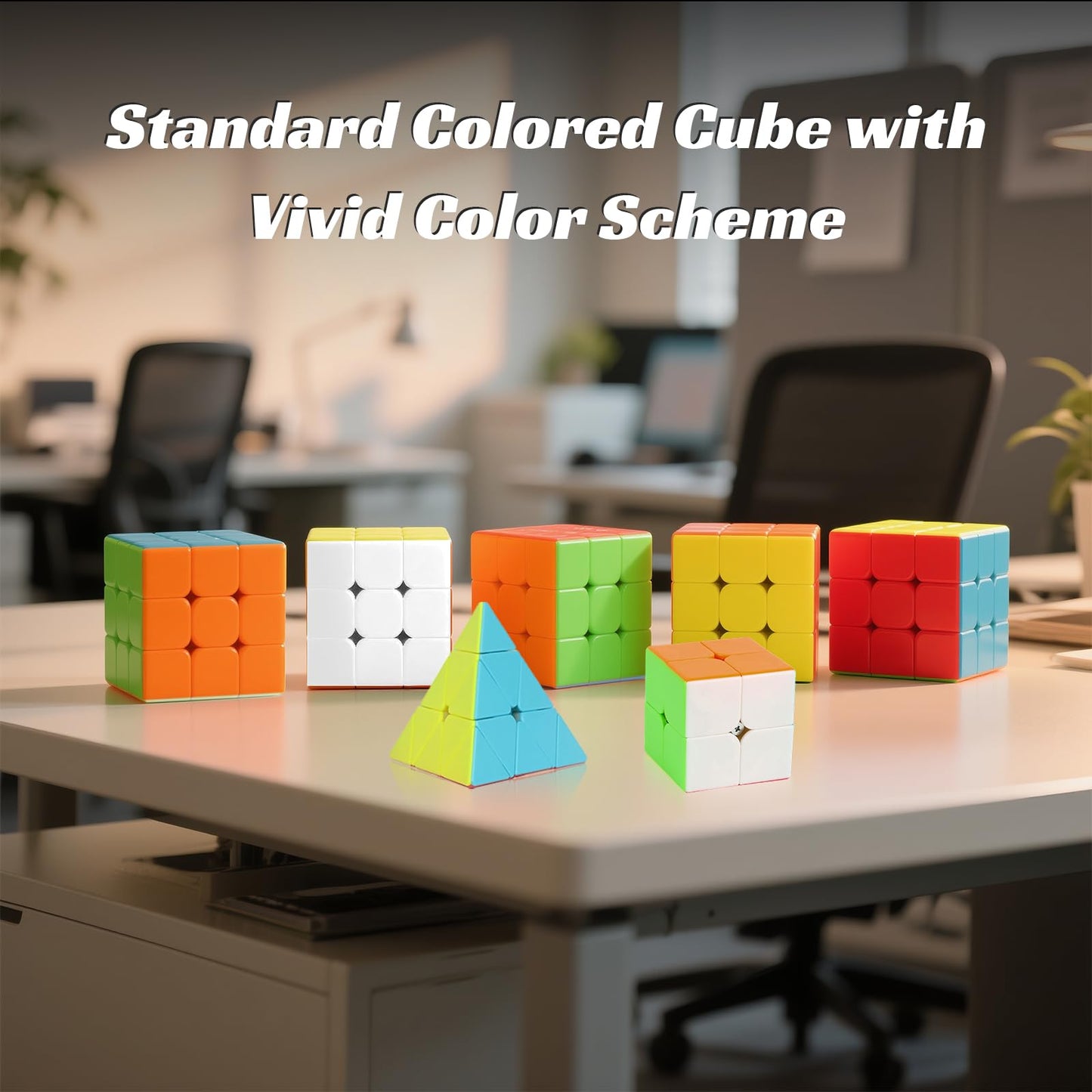 Nabreeli 3x3 Speed Cube Stickerless with Stand & Tutorial – STEM Puzzle for Ages 6+