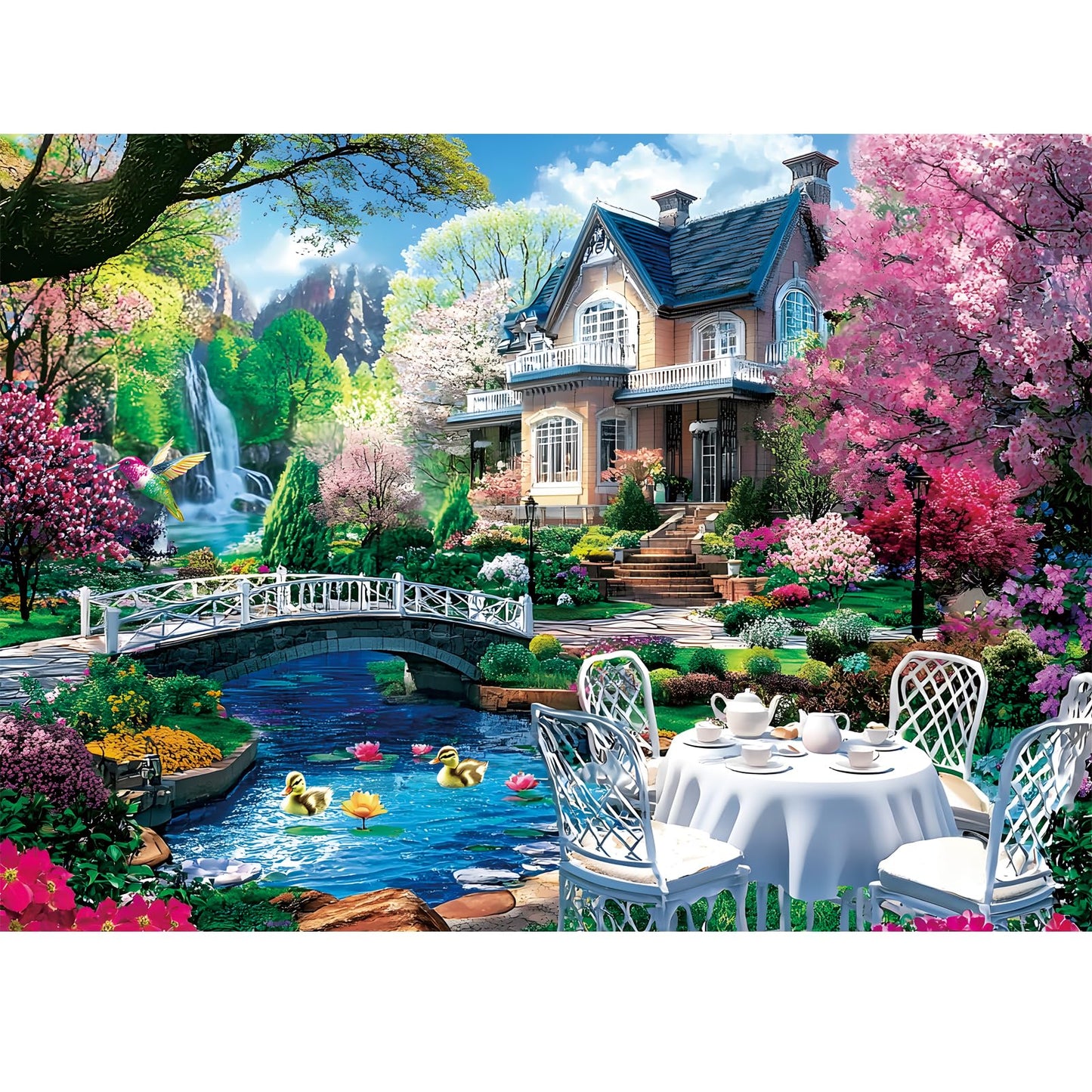 Najiaxiaowu 300-Piece Puzzles for Adults | Lakeside Morning