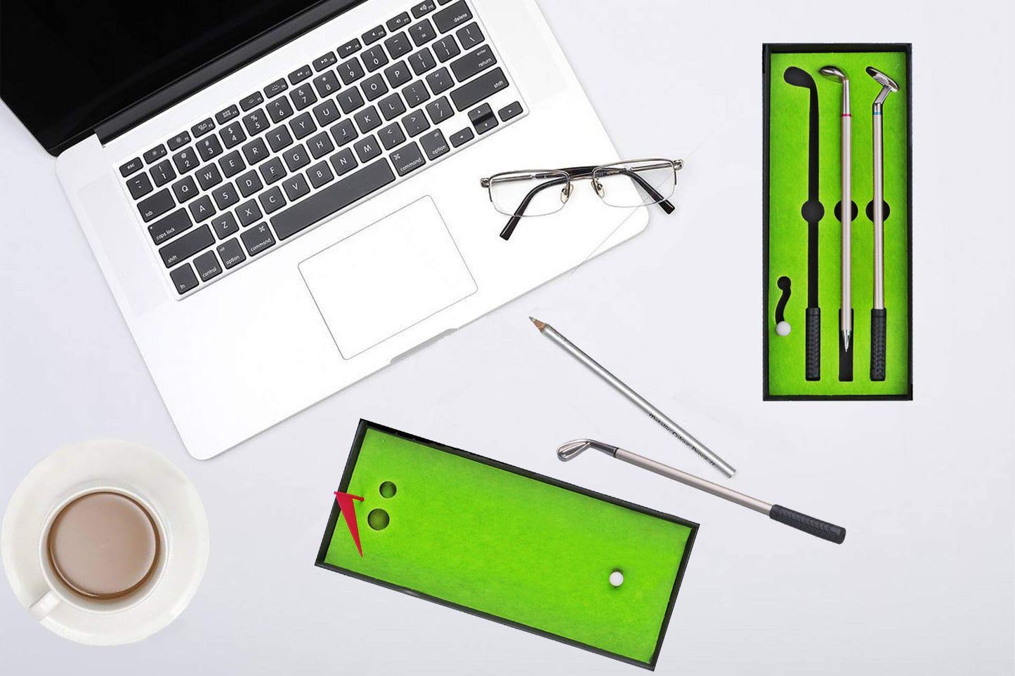 NALAKUVARA Golf Pen Desktop Games – Funny Desk Gift for Golfers, Coworkers & Boss | Stocking Stuffers
