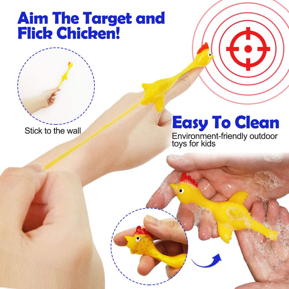 Namii W Rubber Chicken Slingshot – Fun Outdoor Flingers (10 Pcs)