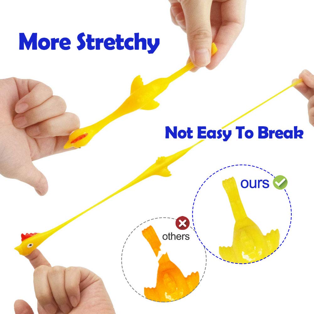Namii W Rubber Chicken Slingshot – Fun Outdoor Flingers (10 Pcs)