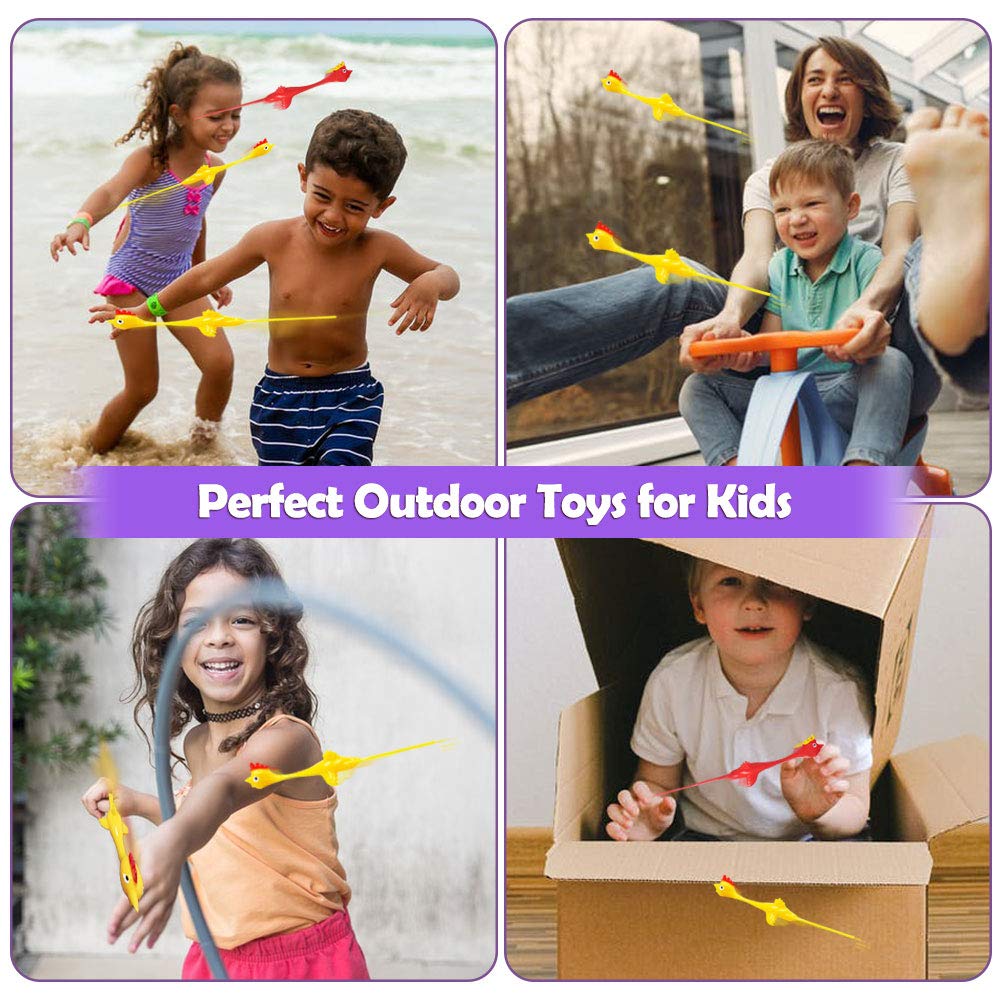 Namii W Rubber Chicken Slingshot – Fun Outdoor Flingers (10 Pcs)