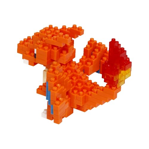 Nanoblock Charizard Building Kit - 200 Pieces - 2.2-Inch Figure - Beginner Level