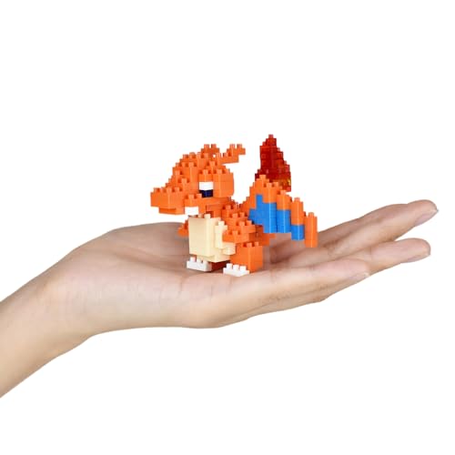 Nanoblock Charizard Building Kit - 200 Pieces - 2.2-Inch Figure - Beginner Level