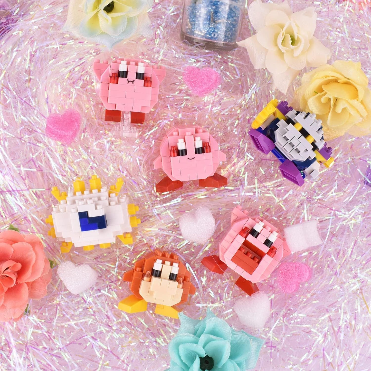 Nanoblock Kirby Mininano Series – Box of 6 Collectible Figures