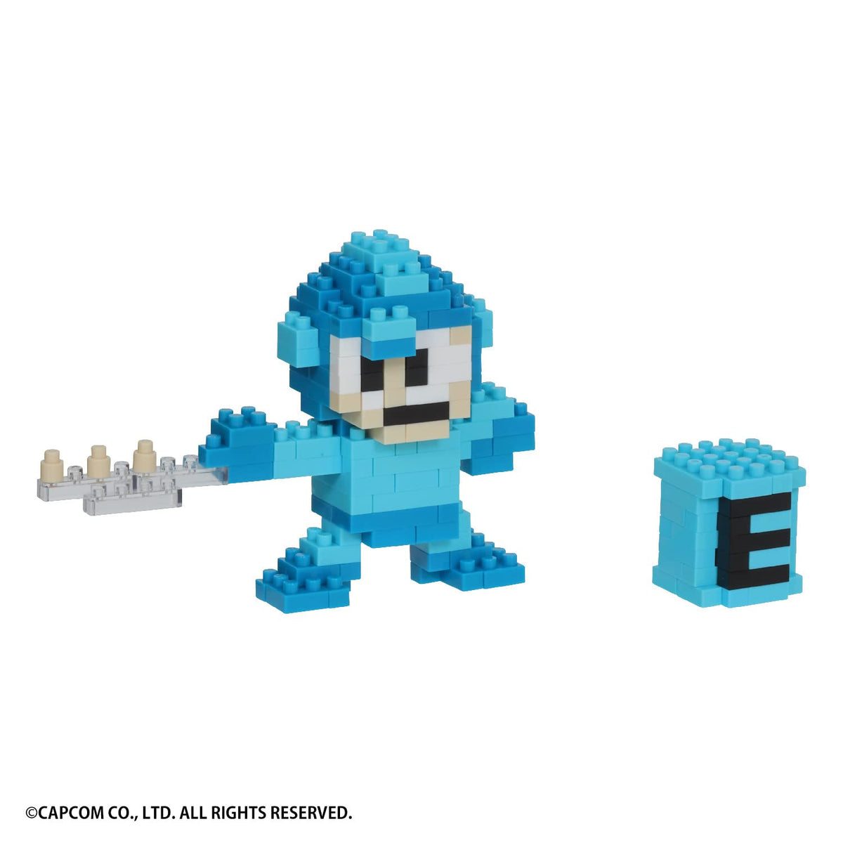 Nanoblock Mega Man Figure – Character Collection Series (180 pcs, Level 2, Ages 8+)