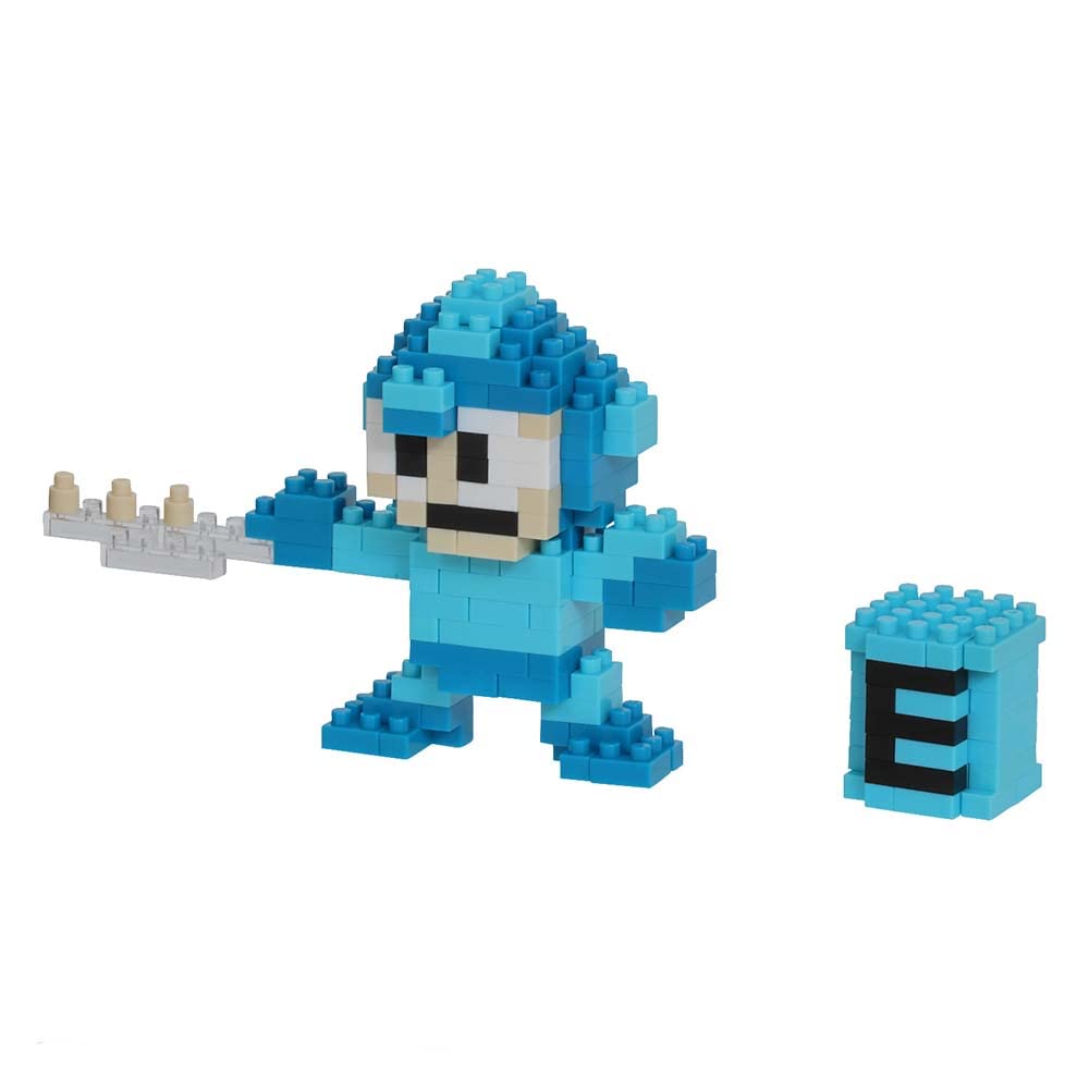 Nanoblock Mega Man Figure – Character Collection Series (180 pcs, Level 2, Ages 8+)