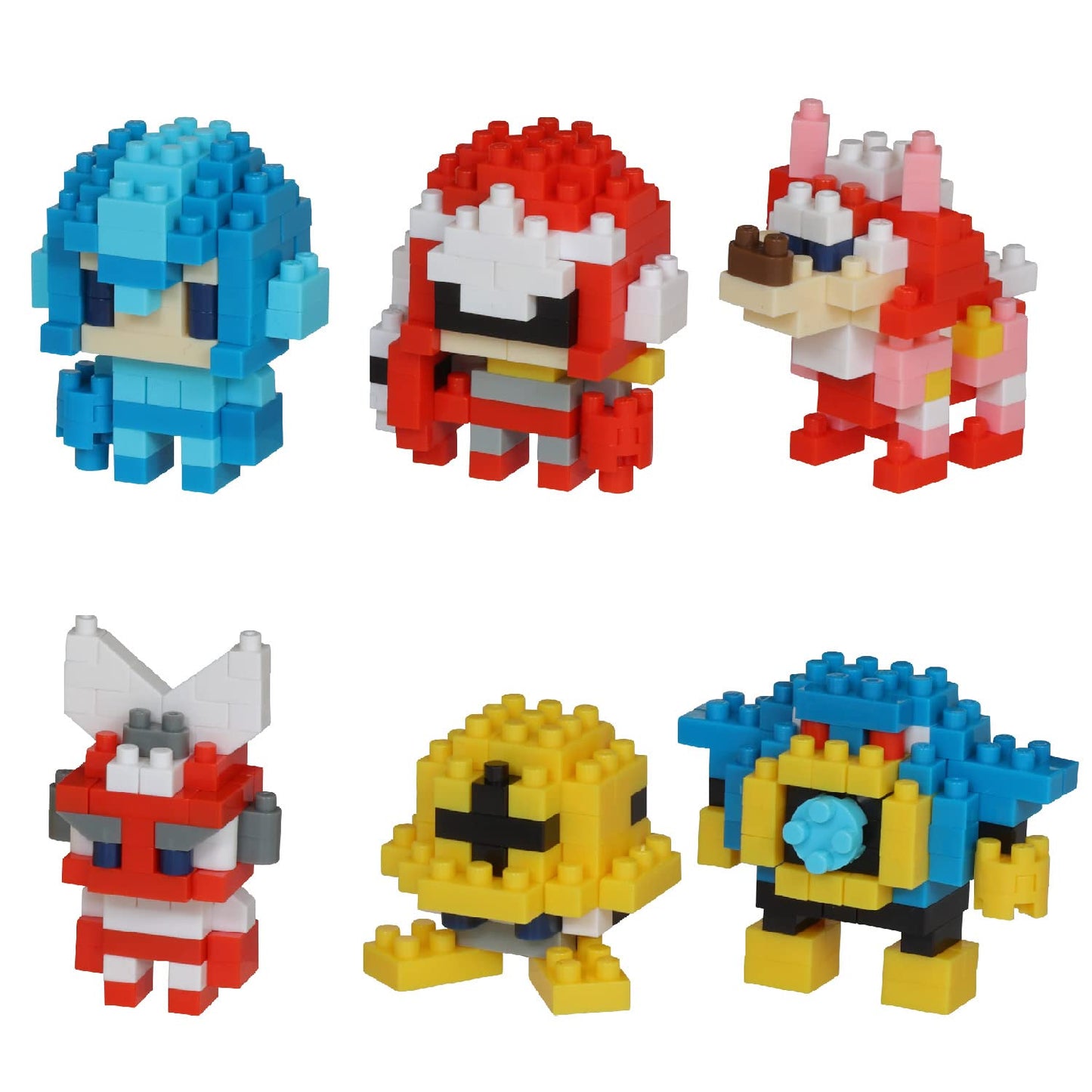 Nanoblock Mega Man Vol. 1 – Mininano Complete Blind Box Set (6 Figures)