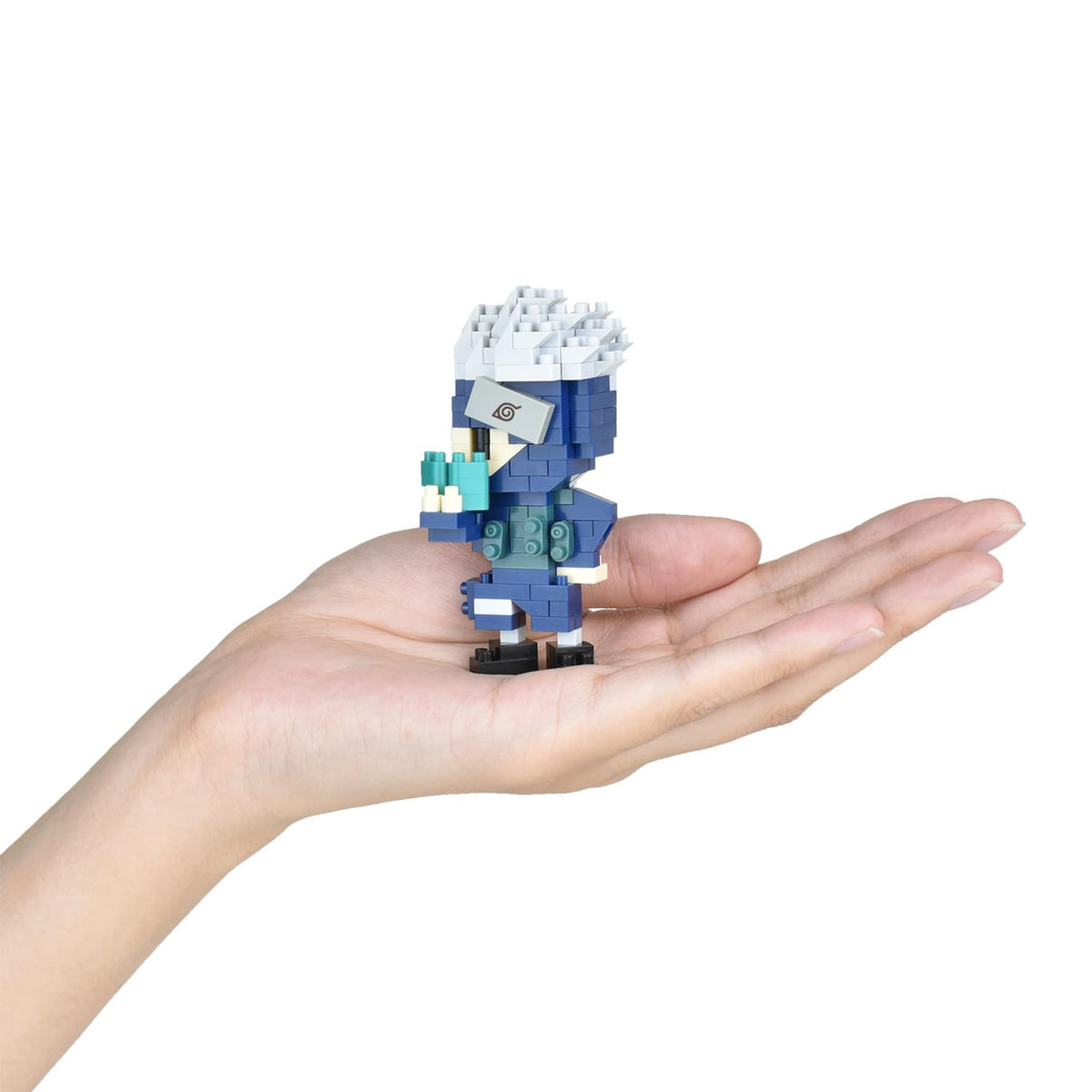 Nanoblock Naruto Kakashi Hatake Figure – Character Collection, 180 Pieces, 2.95 Inches Tall