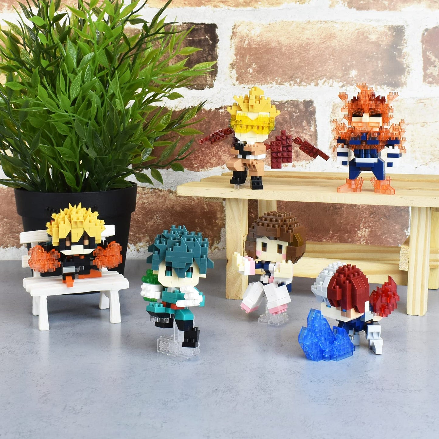nanoblock My Hero Academia Ochako Uraraka – Character Collection, 220 Pieces