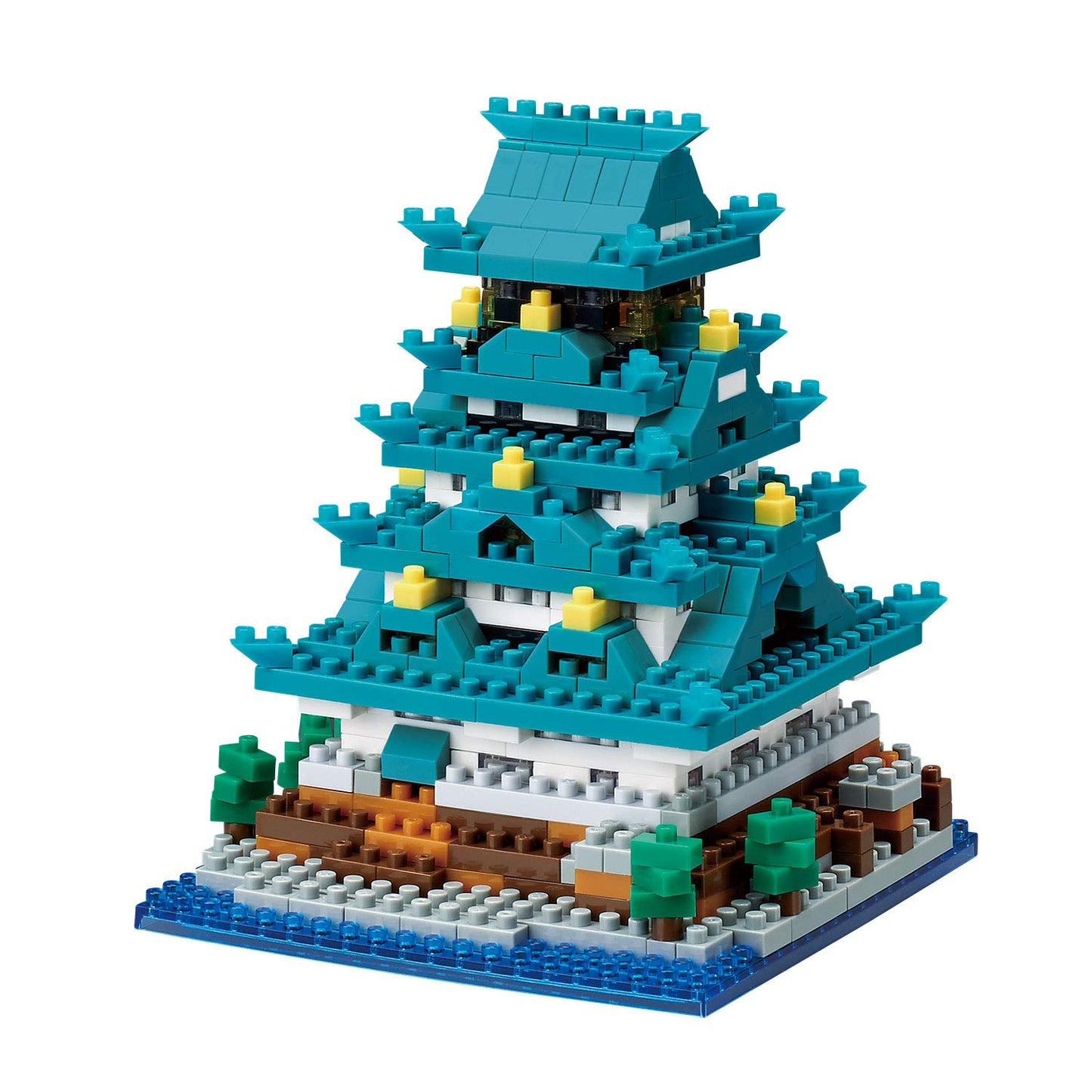 Nanoblock Osaka Castle – World Famous Buildings | Sight to See Series Kit (520 pieces)